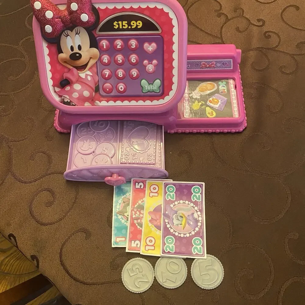 Disney Minnie Mouse Cash‎ Register Working With Money